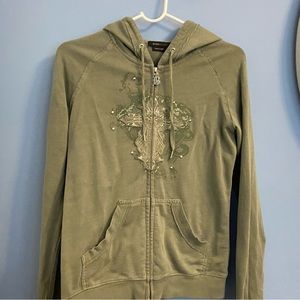 Y2K BCBGMaxAzaria Zip Up Hoodie